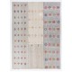 Oversize Handwoven Vintage Cotton and Goat Hair Turkish Kilim with Colorful Flowers. 10.5 x 14.4 Ft (320 x 436 cm)