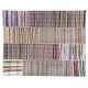 Multicolor Handwoven Turkish Kilim (Flat-Weave), Overize Double Sided Cotton Rug. 12.4 x 14.8 Ft (375 x 450 cm)