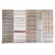 Oversize Vintage Flat-Woven Cotton Kilim Rug. Hand-Woven Turkish Carpet. 12.5 x 16.5 Ft (380 x 500 cm)