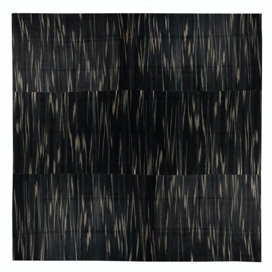 Contemporary Turkish Double Sided Kilim Rug, New Handmade Wool Kilim for Modern Interiors. 14.5 x 16 Ft (440 x 485 cm)