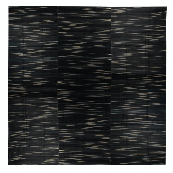 Contemporary Turkish Double Sided Kilim Rug, New Handmade Wool Kilim for Modern Interiors. 14.5 x 16 Ft (440 x 485 cm)