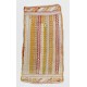 Nomadic Central Anatolian Jijim Kilim, Vintage Flat Weave Wool Rug. 2.3 x 4.3 Ft (70 x 130 cm)