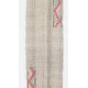 Adjustable Turkish Runner Kilim "Flat-Weave", Narrow & Long Handwoven Vintage Hallway Runner. 2.6 x 17 Ft (78 x 517 cm)