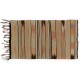 Handmade Turkish Kilim (Flat-Weave), Striped Design Rug Made of Wool. 2.8 x 4.6 Ft (85 x 140 cm)