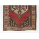 One-of-a-Kind Vintage Handmade Turkish Village Accent Rug, Circa 1960. 3.8 x 6 Ft (115 x 181 cm)