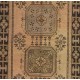 Turkish Runner Rug, Authentic Vintage Handmade Hallway Runner. 4.2 x 11.6 Ft (125 x 352 cm)