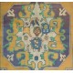 Rustic Style Handmade Turkish Rug, Vintage Wool Carpet. 4.2 x 7.8 Ft (126 x 235 cm)