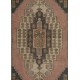 Traditional Oriental Wool Rug from 1960's, Hand-Knotted Turkish Village Carpet. 4.5 x 7.4 Ft (135 x 224 cm)