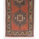Antique Turkish Runner Rug, Vintage Handmade Corridor Carpet. 4.8 x 11.8 Ft (145 x 358 cm)