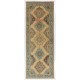 Turkish Runner Rug, Authentic Vintage Handmade Hallway Runner. 4.9 x 13.2 Ft (148 x 400 cm)