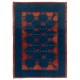 Traditional Vintage Handmade Turkish Rug with Tribal Style, 100% Wool. 5 x 6.6 Ft (150 x 200 cm)