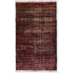Midcentury Modern Handmade Area Rug from Turkey. 5 x 8.3 Ft (150 x 250 cm)