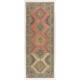 Turkish Runner Rug, Authentic Vintage Handmade Hallway Runner. 5 x 12.6 Ft (150 x 383 cm)