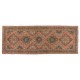 Turkish Runner Rug, Authentic Vintage Handmade Hallway Runner. 5 x 12.7 Ft (150 x 385 cm)