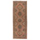 Turkish Runner Rug, Authentic Vintage Handmade Hallway Runner. 5 x 12.7 Ft (150 x 385 cm)