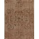 Authentic Vintage Handmade Turkish Area Rug for Living Room Decor. 5 x 8 Ft (152 x 245 cm)