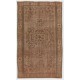 Authentic Vintage Handmade Turkish Area Rug for Living Room Decor. 5 x 8 Ft (152 x 245 cm)