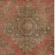 Traditional Vintage Handmade Turkish Rug with Tribal Style, 100% Wool. 5.2 x 7.3 Ft (158 x 220 cm)