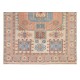 Room Size Handmade Vintage Central Anatolian Rug, 100% Wool.. 5.4 x 7.5 Ft (163 x 227 cm)