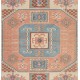 Room Size Handmade Vintage Central Anatolian Rug, 100% Wool.. 5.4 x 7.5 Ft (163 x 227 cm)