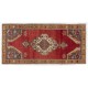 Unique Vintage Handmade Turkish Oriental Rug, 100% Wool. 5.8 x 11.8 Ft (174 x 359 cm)