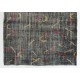 Mid-Century Handmade Turkish Zeki Muren Rug with Boomerang-shaped figures. 6 x 8.3 Ft (183 x 252 cm)