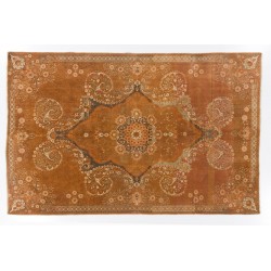 Vintage Handmade Turkish Ladik Area Rug for Home and Office Decor. 6.6 x 10.3 Ft (200 x 312 cm)
