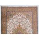 100% Silk Fine Handmade Vintage Rug from Kayseri / Turkey. 7.3 x 11 Ft (220 x 335 cm)