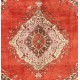 Rare Semi Antique Anatolian Oushak Rug. 7.9 x 9.5 Ft (240 x 287 cm)