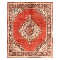 Rare Semi Antique Anatolian Oushak Rug. 7.9 x 9.5 Ft (240 x 287 cm)