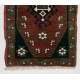 Handmade Doormat (Seat or Cushion Cover), Small Vintage Turkish Rug. 1.4 x 2.6 Ft (42 x 77 cm)