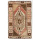 Handmade 1960s Turkish Small Rug. 2.5 x 3.9 Ft (75 x 118 cm)