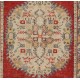 Mid-Century Turkish Handmade Wool Accent Rug for Country Home, Rustic Decor. 3 x 6.4 Ft (90 x 193 cm)