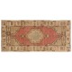 Vintage Turkish Handmade Accent Rug for Home and Office Decor. 3.2 x 6.5 Ft (95 x 197 cm)