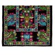 Silk Hand Embroidered Bed Cover, Vintage Suzani Wall Hanging from Uzbekistan. 4.6 x 7.3 Ft (140 x 220 cm)