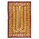 Silk Hand Embroidered Bed Cover, Vintage Suzani Wall Hanging from Uzbekistan. 4.7 x 7 Ft (142 x 213 cm)