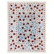 Authentic Silk Hand Embroidered Bed Cover, New Suzani Wall Hanging from Uzbekistan. 6.3 x 8 Ft (192 x 245 cm)