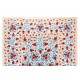 Authentic Silk Hand Embroidered Bed Cover, New Suzani Wall Hanging from Uzbekistan. 6.4 x 8.3 Ft (195 x 250 cm)