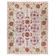 New Silk Hand Embroidered Bed Cover, Decorative Suzani Wall Hanging from Uzbekistan. 7.4 x 9.3 Ft (223 x 282 cm)