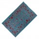 Decorative Silk Suzani Textille. Brand New Uzbek Embroidery Wall Hanging, Bed or Table Cover. 4.6 x 7 Ft (140 x 216 cm)