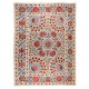New Silk Embroidery Suzani Textille. Traditional Handmade Uzbek Bed Cover. 8 x 10.3 Ft (242 x 312 cm)