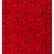 Red Overdyed Accent Rug with Floral Design, 1960s Hand-Knotted Central Anatolian Carpet. 3.9 x 6.9 Ft (117 x 210 cm)