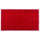 Red Overdyed Accent Rug with Floral Design, 1960s Hand-Knotted Central Anatolian Carpet. 3.9 x 6.9 Ft (117 x 210 cm)