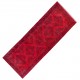 Red Overdyed Runner Rug, 1960s Hand-Knotted Central Anatolian Carpet. 4.6 x 12.7 Ft (140 x 385 cm)