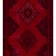 Red Overdyed Runner Rug, 1960s Hand-Knotted Central Anatolian Carpet. 4.8 x 12.9 Ft (144 x 392 cm)