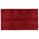 Red Overdyed Rug, 1960s Hand-Knotted Central Anatolian Carpet. 5.6 x 9.2 Ft (170 x 278 cm)