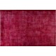 Red Overdyed Rug for Modern Interiors, 1960s Hand-Knotted Central Anatolian Carpet. 5.8 x 9 Ft (175 x 274 cm)