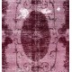 Red Overdyed Area Rug, 1960s Hand-Knotted Central Anatolian Carpet. 6.9 x 10.7 Ft (208 x 325 cm)