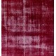 Red Overdyed Area Rug, Large 1960s Hand-Knotted Central Anatolian Carpet. 8.4 x 12.8 Ft (255 x 390 cm)