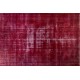 Red Overdyed Area Rug, Large 1960s Hand-Knotted Central Anatolian Carpet. 8.4 x 12.8 Ft (255 x 390 cm)
